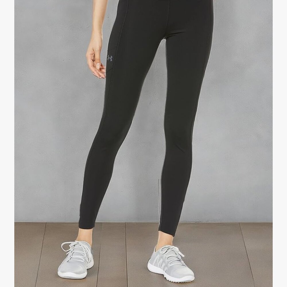 NWT Under Armour Women’s Fly Fast 3.0 Tights Black Reflective Leggings S